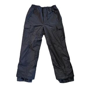 VINTAGE Sport Essentials Snow Pants Mens M Black Ski Snowboarding Outdoor